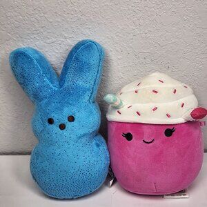 Lot - Squishmallow Nicota the Dragon Fruit Scented SmoothiePink Peep Blue